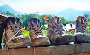 Beim Wandern ist gutes Schuhwerk die "halbe Miete". (c) Peter Freitag_pixelio.de
