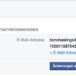 Hier können Sie Ihre E-Mail Adressen bearbeiten.