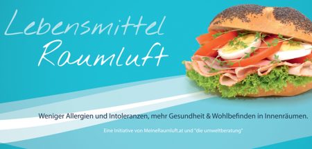 Lebensmittel Raum-Luft: jeden Tag atmen wir 15kg Luft ein. (c) MeineRaumluft