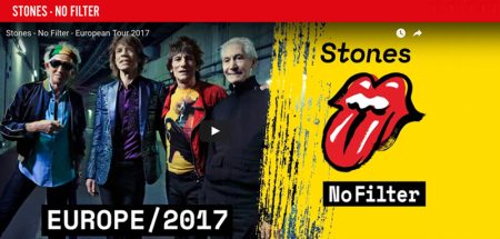 Wenn der Uropa vor 100.000 Leuten rockt oder: die Stones kommen (c) Screenshot http://www.rollingstones.com