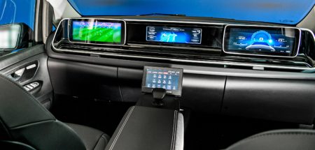 Kein Lenkrad, keine Pedale – sehen so die „Autos der Zukunft“ aus? (c) obs/ ZF Friedrichshafen AG/ Felix Kästle