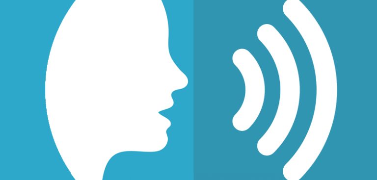 Illustration Sprachsteuerung: Profil eines Kopfes und gezeichnete Schallwellen. (c) Pixabay.com