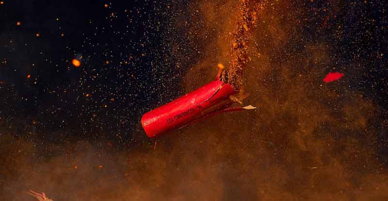 Knalltrauma – so schädlich ist die Kracherei zu Silvester für die Ohren 1 Ein explodierender Knallkörper, Stichwort Knalltrauma. (c) Pixabay.com