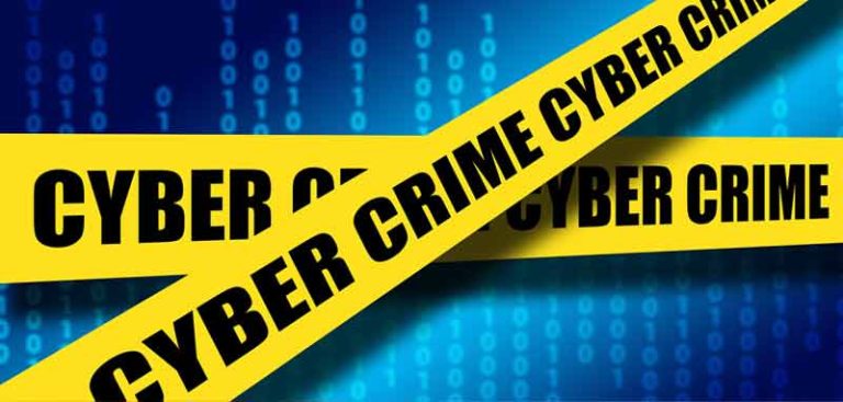 Grafik: ein Polizeiband mit der Aufschrift "Cybercrime". (c) Pixabay.com