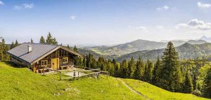 Eine Berghütte in den Alpen. (c) Pixabay.com