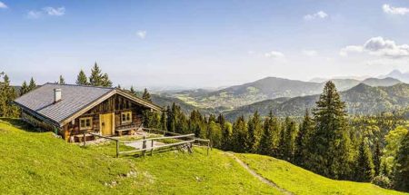 Eine Berghütte in den Alpen. (c) Pixabay.com