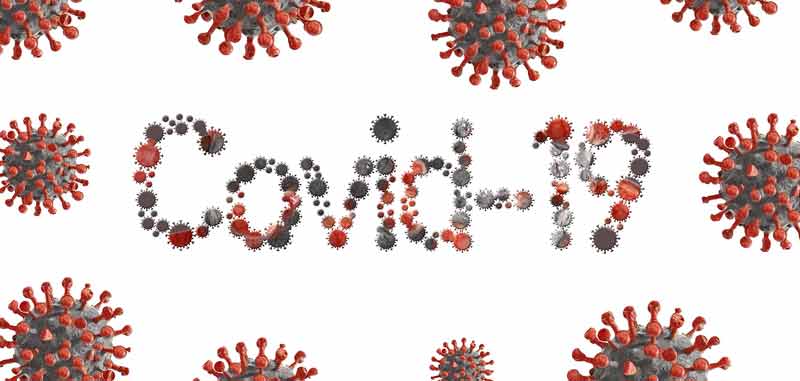 Illustration: Covid-19 mit Coronaviren geschrieben, Stichwort Angst vor einer möglichen Ansteckung.
(c) Pixabay.com