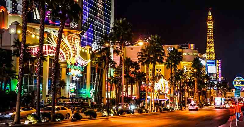 Las Vegas bei Nacht.
(c) Pixabay.com