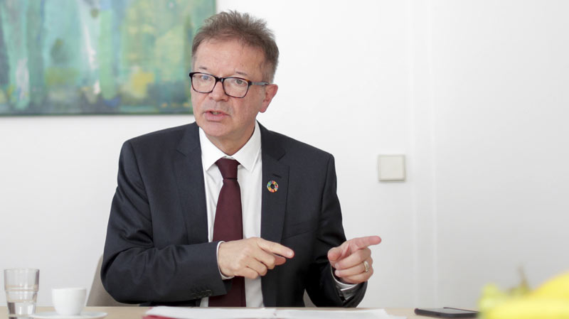BM Rudi Anschober, Stichwort Pflegereform unter Einbindung aller Betroffener.
(c) Sozialministerium/ BKA/ Hans Hofer