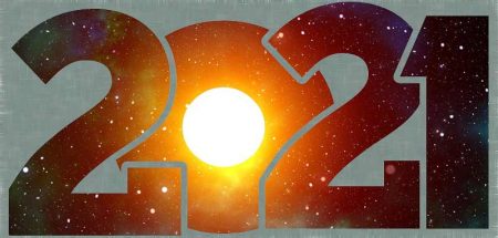 2021, wo durch die Null die Sonne scheint. (c) Pixabay.com