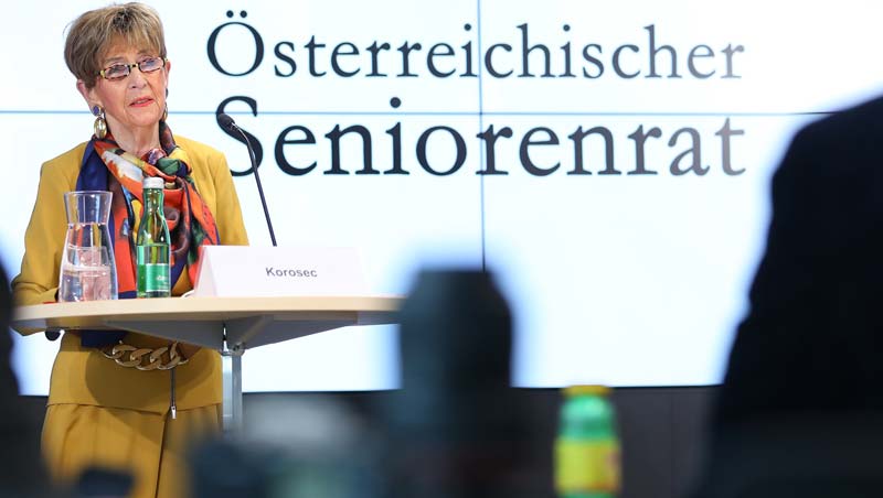 Covid-19-Pandemie: Herausforderung für Seniorinnen und Senioren 2 Ingrid Korosec.
(c) Österreichischer Seniorenrat/ APA-Fotoservice/ Ludwig Schedl
