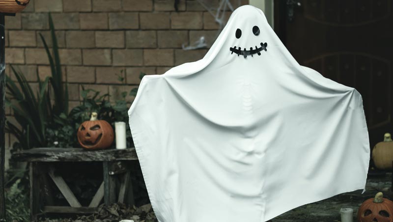 Ein Halloween-Gespenst, Stichwort Ghosting.
(c) AdobeStock