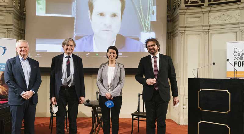 Mehr Mut zu Innovationen im österreichischen Gesundheitssystem 1 TeilnehmerInnen beim 121. Gesundheitspolitischen Forum zum Thema Innovationen im Gesundheitssystem.
(c) Aslan Kudrnofsky