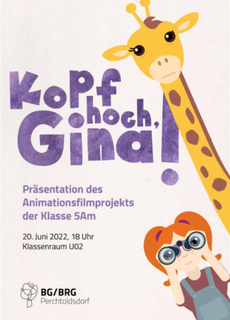 Sujet "Kopf hoch Gina!".
(c) BG/ BRG Pertoldsdorf