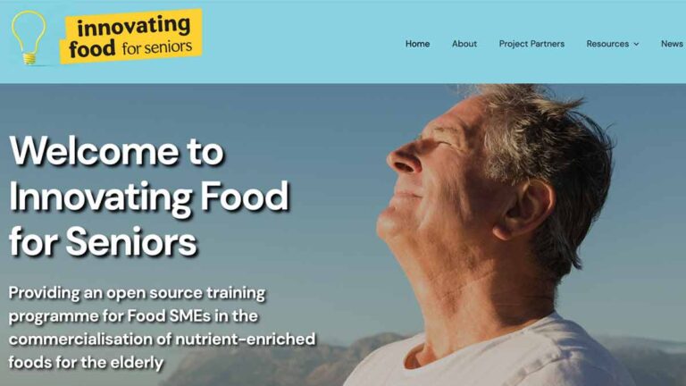 Screenshot Innovating Food for Seniors. (c) Alterneudenken