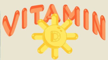 Illustration: Vitamin D, das D steht in einer Sonne. (c) AdobeStock