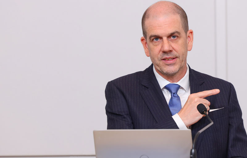 Volkswirtschaftliche Bedeutung von Gürtelrose – Impfung schützt! 3 Peter Hajek bei einer PK.
(c) GlaxoSmithKline Pharma GmbH/ APA-Fotoservice/ Schedl