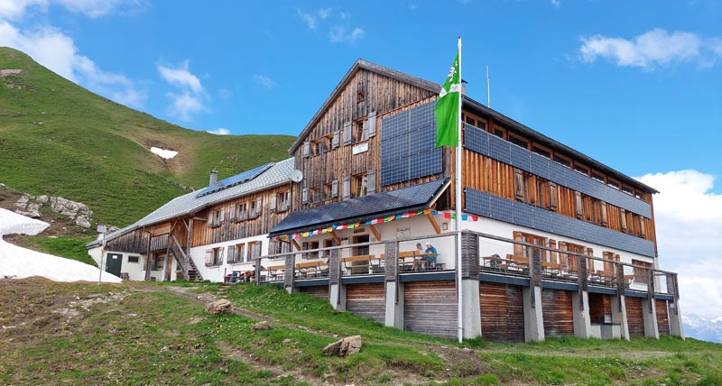 Reservierung nicht vergessen – Tipps für den nächsten Hüttenbesuch 1 Tilisuna-Hütte im Rätikon, Stichwort Reservierung einer Übernachtung.
(c) Alpenverein/ V. Kilchenmann